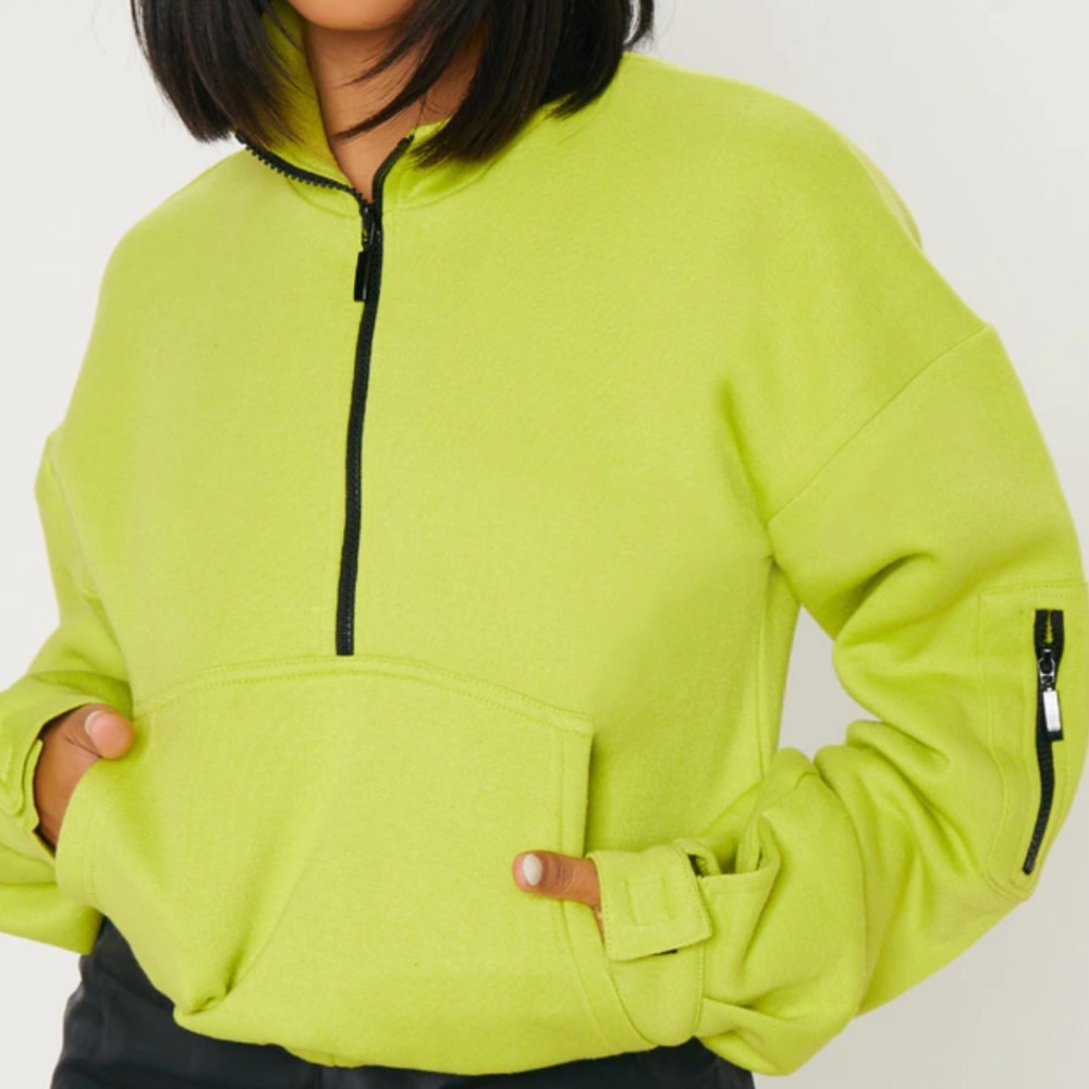 Neon Lime Oversized Sweater